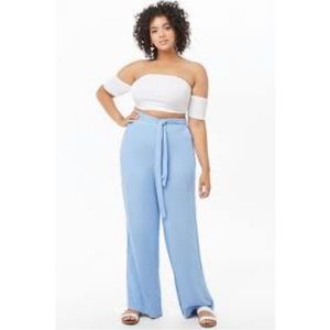 *new with tags*Blue Plus Size Wide Leg Pants